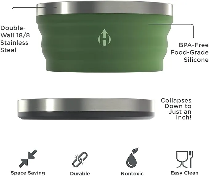 1 Quart Collapsible Bowl by Hydaway