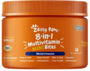 8-in-1 Multivitamin Mini Bites for Small Dogs