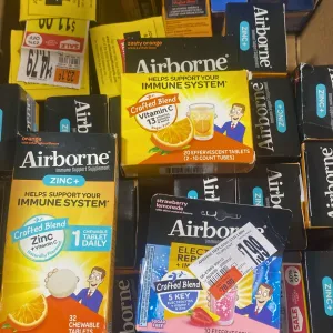 Airborne Immune Support Tablets Chewables & Effervescent (30 Pcs Lot)