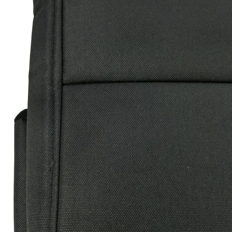 Canvas Seat Covers Suits Nissan Navara NP300 Series 1,2 Dual Cab 6/2015-10/2017 2 Rows Black
