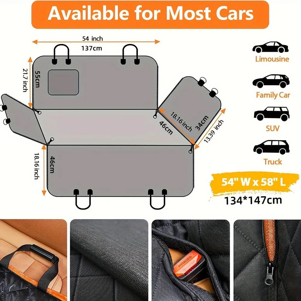 car seat doghair protection vehicles animal hairs quilted padded cushion ✈️ free.shipping
