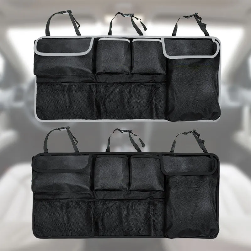 Car Trunk Organizer Back Seat Storage Box Multi-use Oxford Rear Seat Organizer