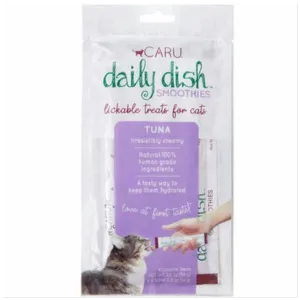 Caru Daily Dish Smoothie Tuna Lickable Cat Treats, 2 oz