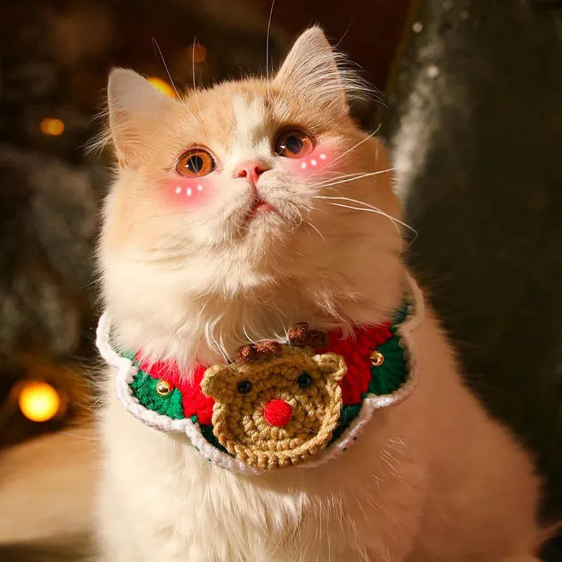Cat Knitted Scarf