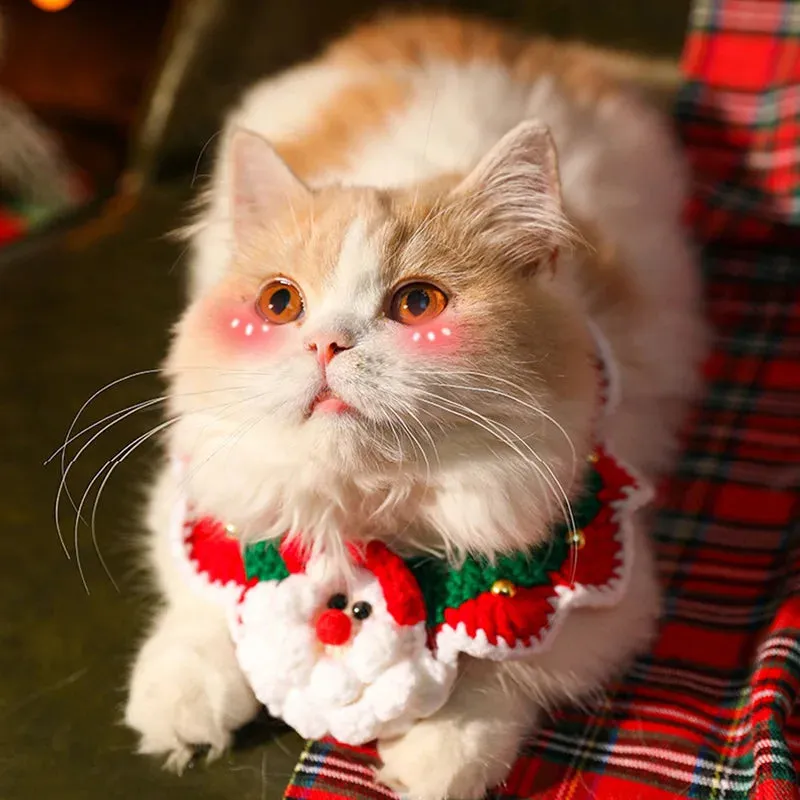 Cat Knitted Scarf