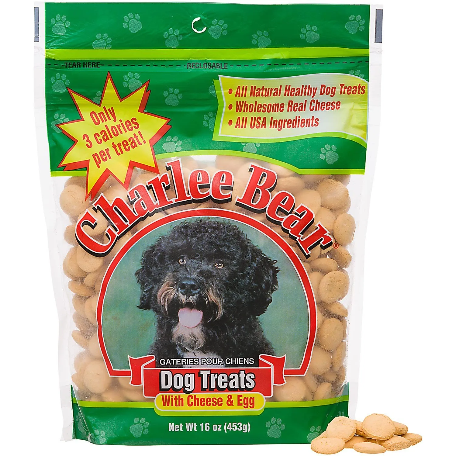 Charlee Bear Cheese & Egg Dog Treats
