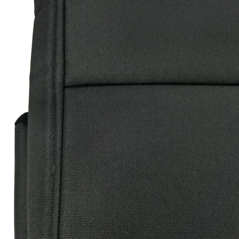 Custom Canvas Seat Covers Suits Mitsubishi Triton Dual Cab 09/2009-10/2011 Airbag Safe Black