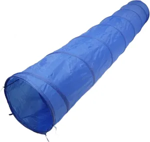 Dog Agility Equipment, Dog Agility Tunnel with Carry Bag 19.7 X 118.1in Oxford Fabric Dog Agility Tunnel, Foldable Cat Pet Training Tunnel Dog Exercise Equipment for Pet Skills