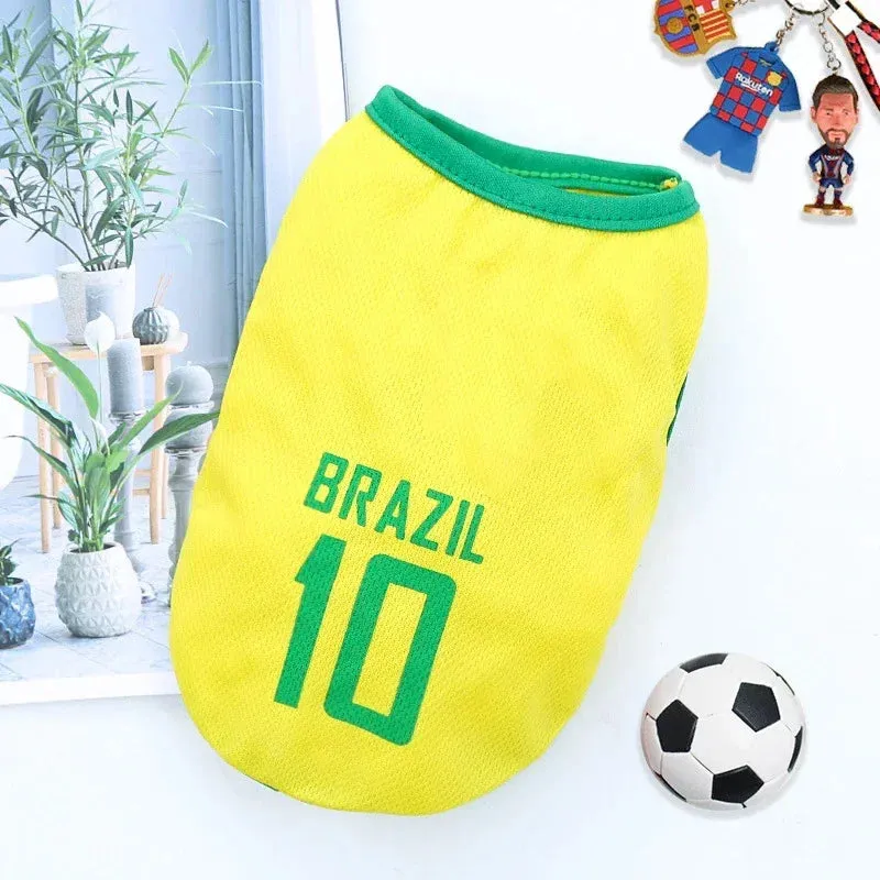 Dog Sport Jersey | Summer Pet Apparel | Puppy Basketball Clothing | T-Shirts for Cats & Dogs