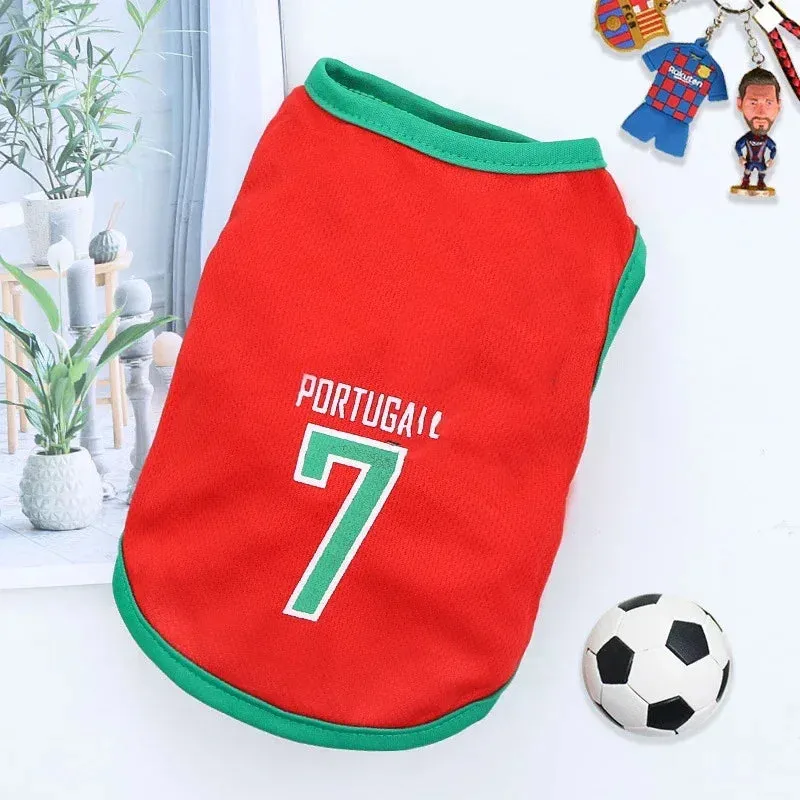Dog Sport Jersey | Summer Pet Apparel | Puppy Basketball Clothing | T-Shirts for Cats & Dogs