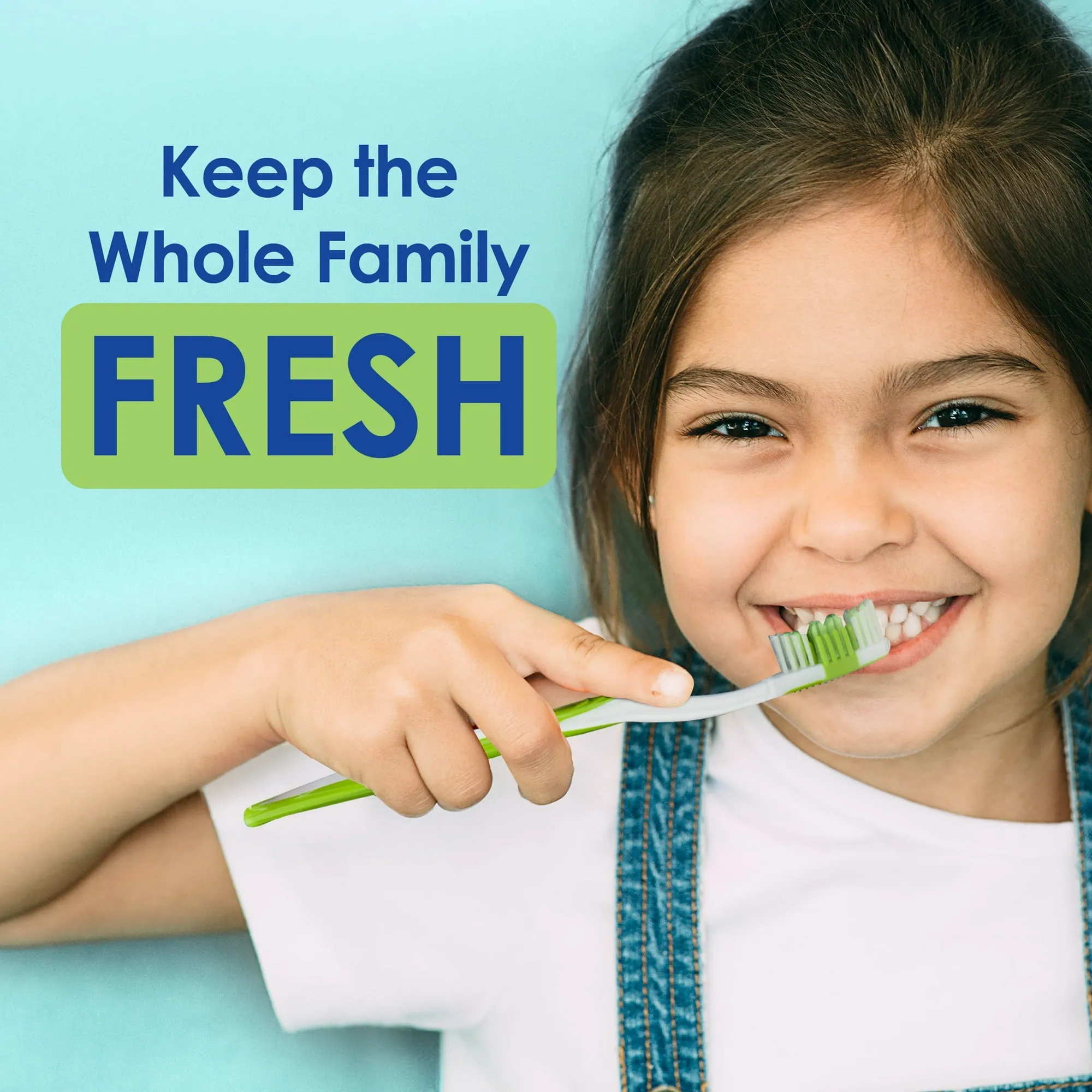 Dr. Fresh Kids Toothbrushes, Ergonomic Non-Slip Handle, Extra Soft Bristles, Tongue Cleaner, 5 Count