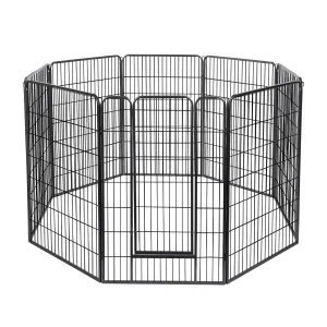 Durable Metal Construction Play Pen for Dogs