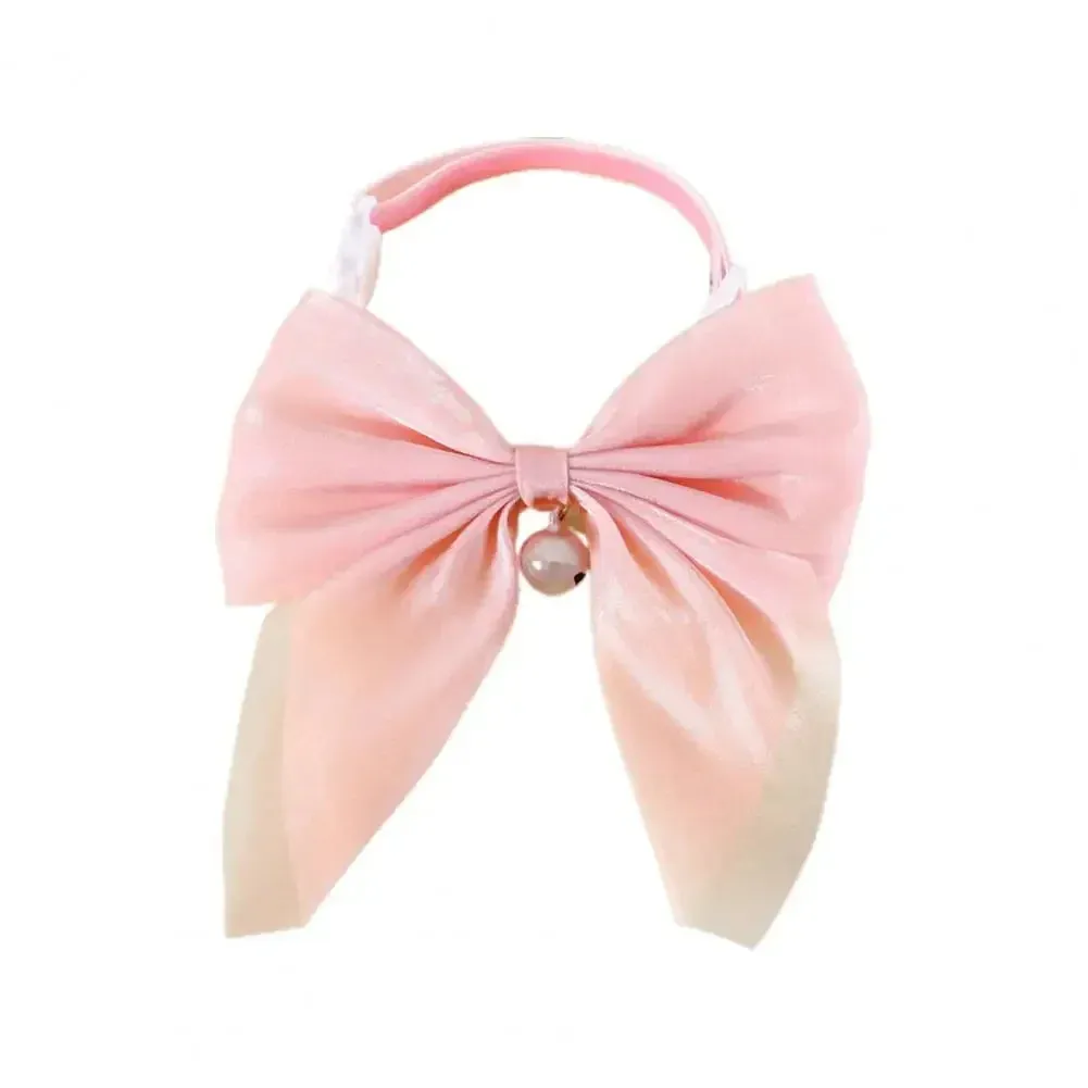 Elegant Velvet Cat Collar with Bowknot and Bell