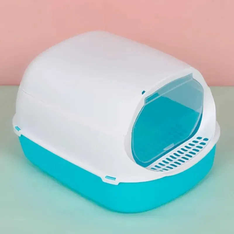 Enclosed Anti-Splash Pet Litter Tray