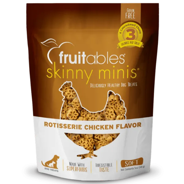 Fruitables Skinny Minis Rotisserie Chicken Dog Treats