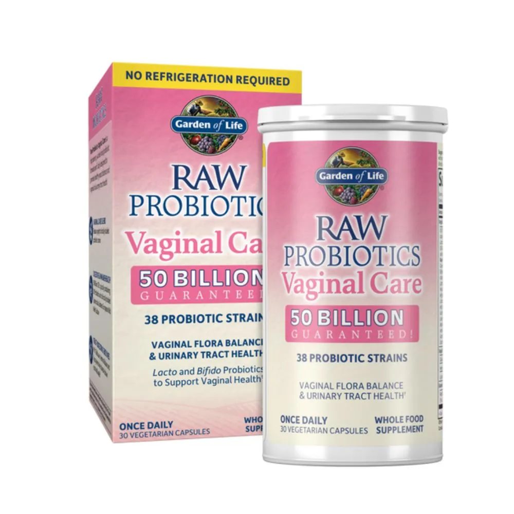 Garden of Life Raw Probiotics Vaginal Care 30 Capsules
