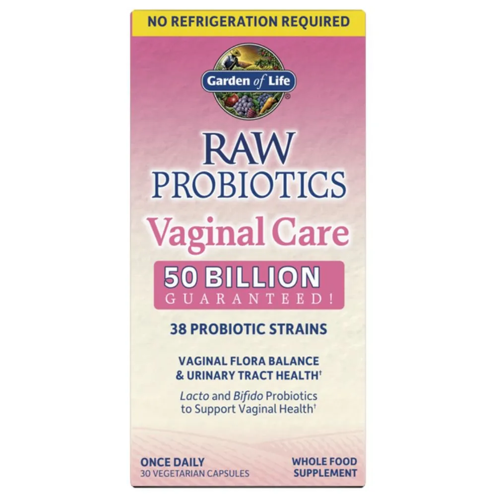 Garden of Life Raw Probiotics Vaginal Care 30 Capsules