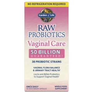Garden of Life Raw Probiotics Vaginal Care 30 Capsules