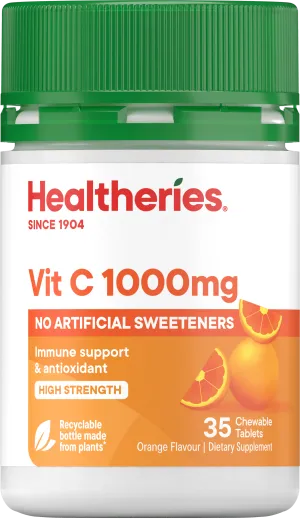Healtheries Vit C 1000mg Chewables 35 Tablets