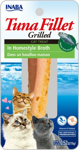 Inaba Tuna Fillet in Homestyle Broth Cat Treat