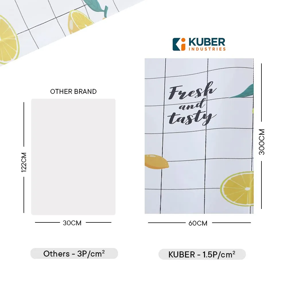 Kuber Industries PET Wallpaper for Walls in Kid’s Room and Kitchen|Self-Adhesive, Oilproof, Heat Resistant and Waterproof I DIY Designer Wall Sticker I Set of 2 Rolls, 60cmx300cm (Pack of 4)