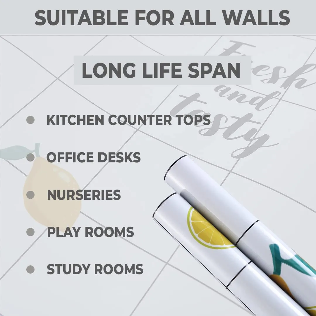 Kuber Industries PET Wallpaper for Walls in Kid’s Room and Kitchen|Self-Adhesive, Oilproof, Heat Resistant and Waterproof I DIY Designer Wall Sticker I Set of 2 Rolls, 60cmx300cm (Pack of 4)