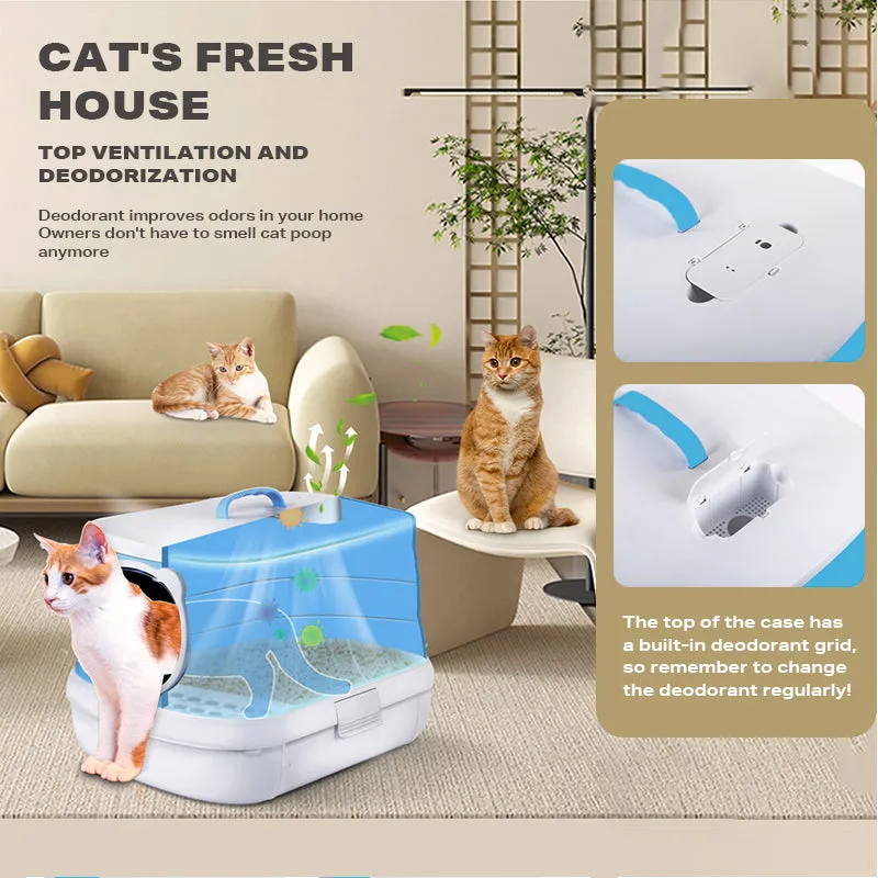 Large Foldable Cat Litter Box