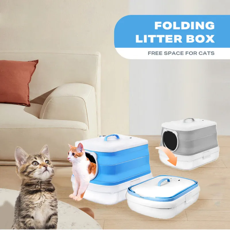 Large Foldable Cat Litter Box