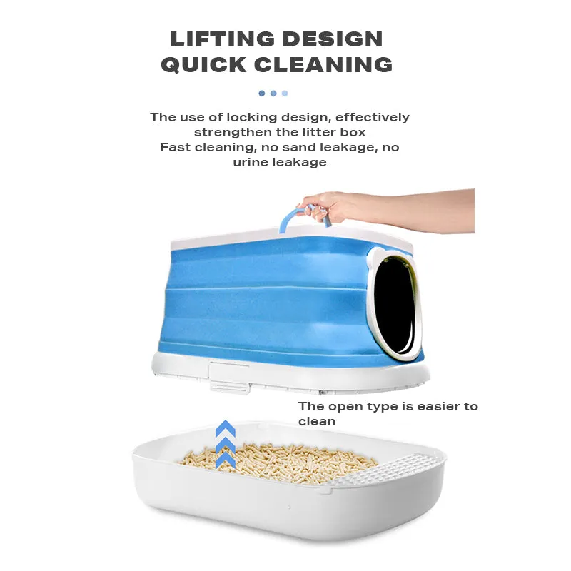 Large Foldable Cat Litter Box