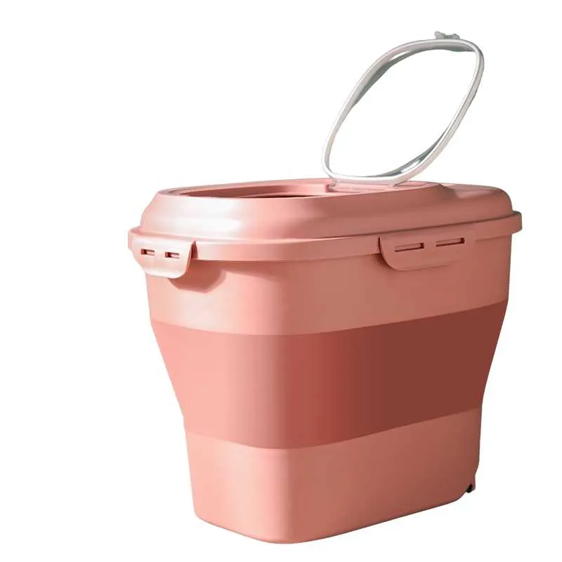 Large Foldable Pet Food Storage Container