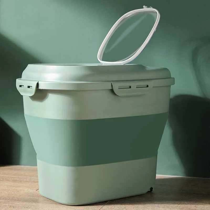 Large Foldable Pet Food Storage Container