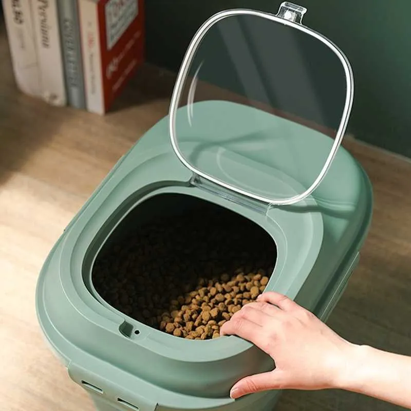Large Foldable Pet Food Storage Container