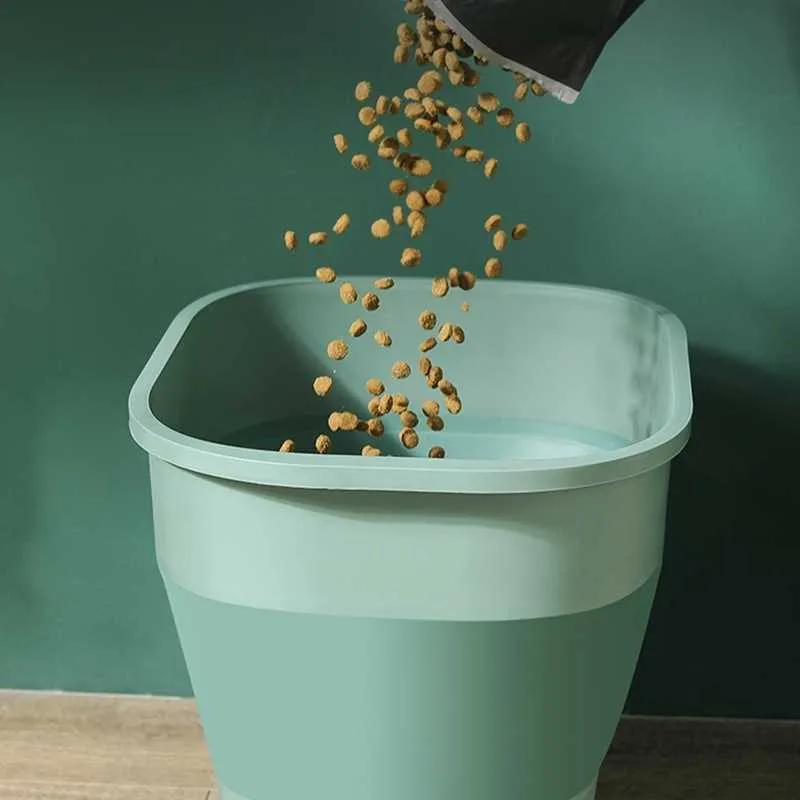 Large Foldable Pet Food Storage Container