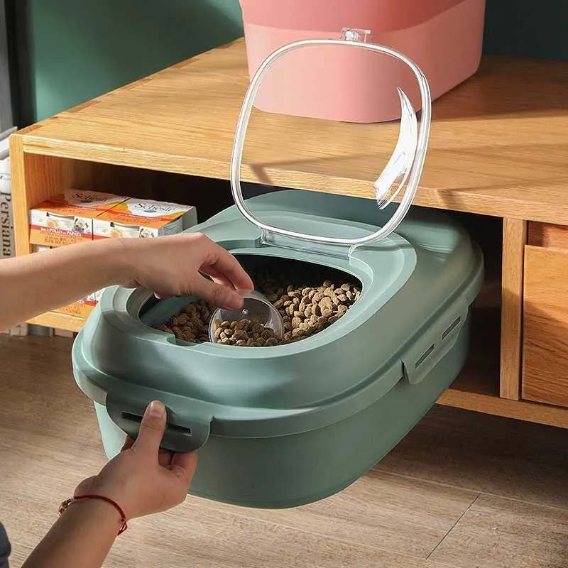 Large Foldable Pet Food Storage Container