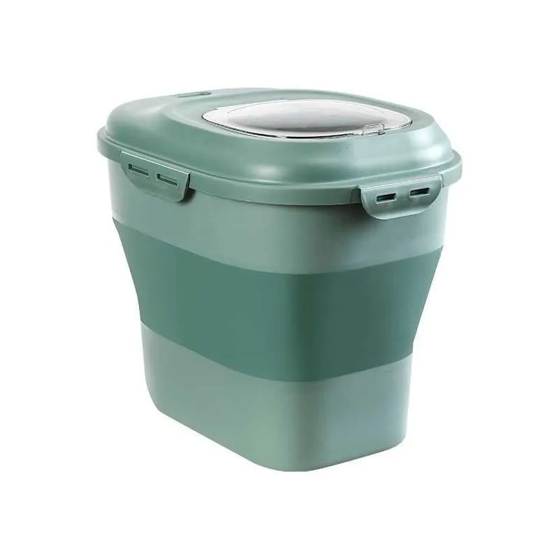 Large Foldable Pet Food Storage Container
