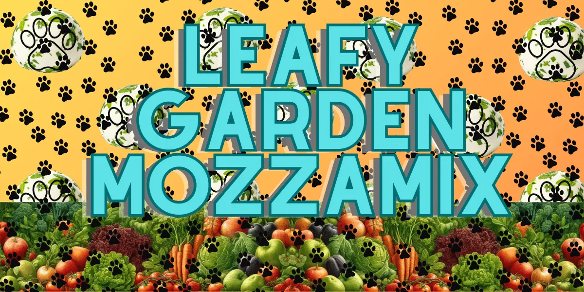 Leafy Garden MozzaMix Dog Treats From Glamorous Pups