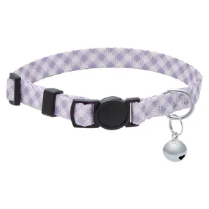Lexi & Me Cat Collar Lilac Gingham