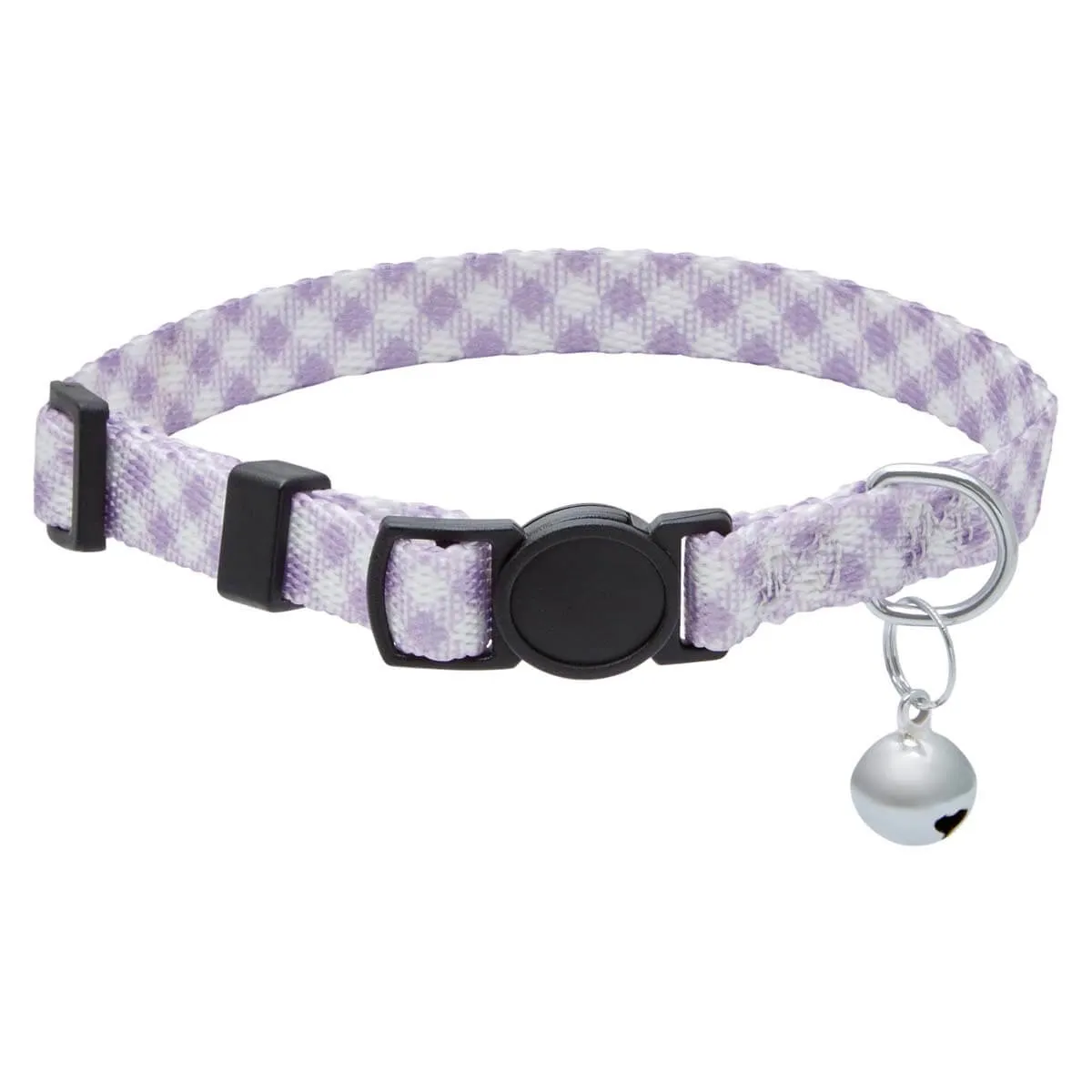 Lexi & Me Cat Collar Lilac Gingham