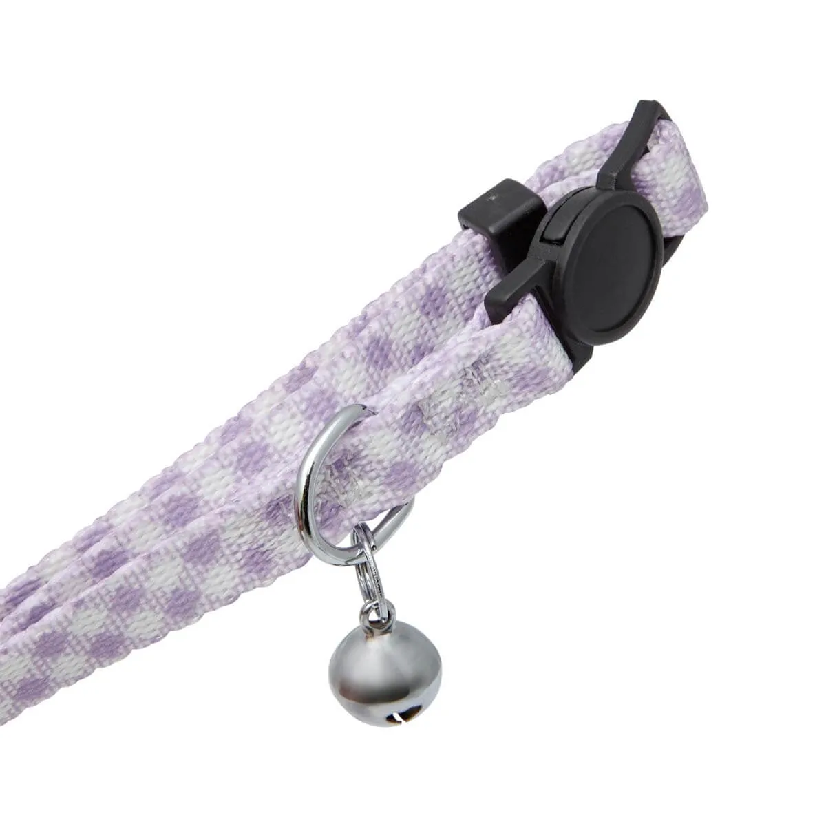 Lexi & Me Cat Collar Lilac Gingham
