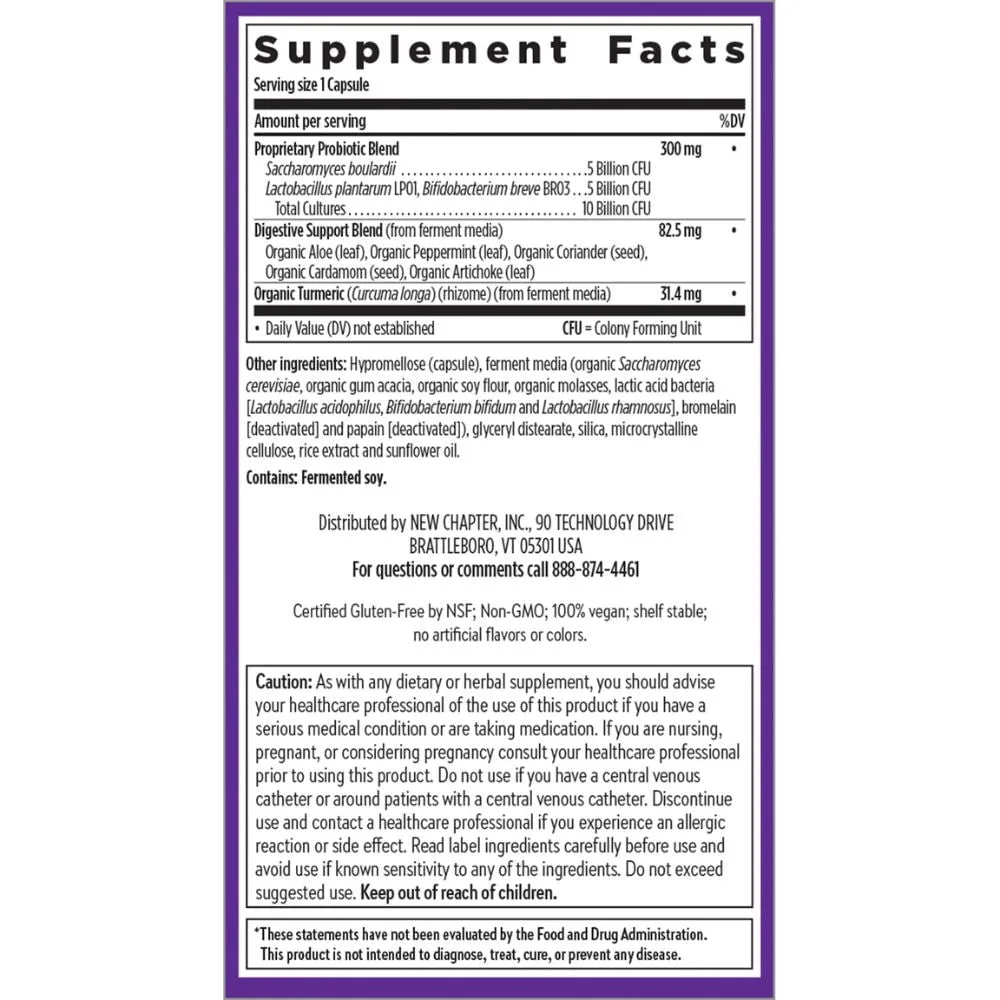 New Chapter Probiotic All-Flora 120 Capsules