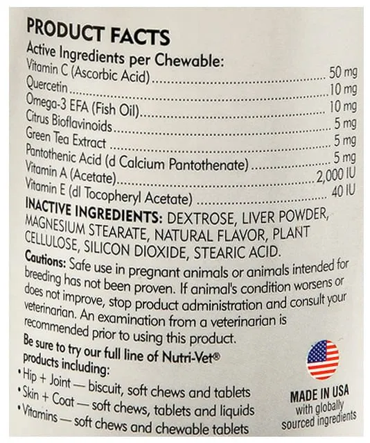 Nutri-Vet Allerg-Eze Canine Chewables