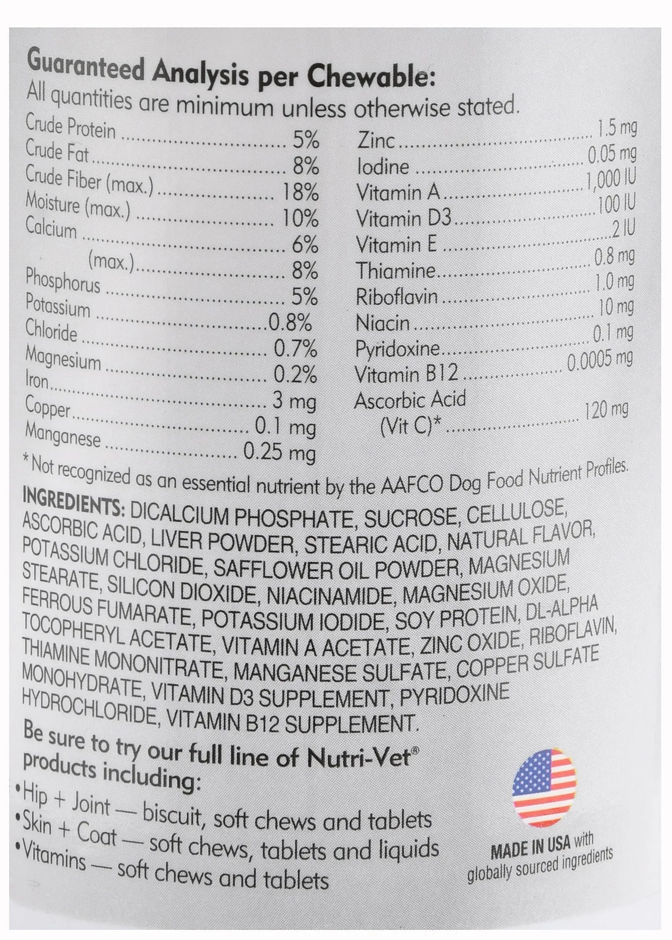 Nutri-Vet Multi-Vite Chewables for Dogs