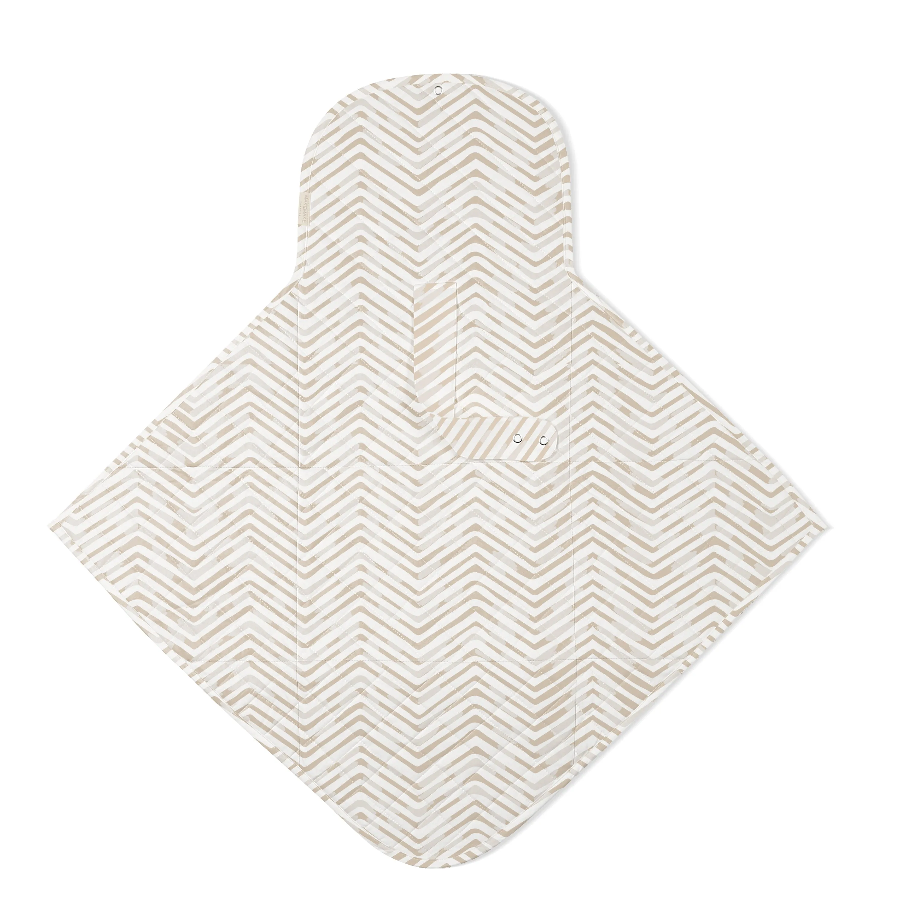 Organic Portable Changing Mat - Herringbone