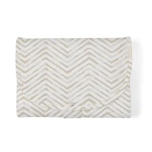 Organic Portable Changing Mat - Herringbone