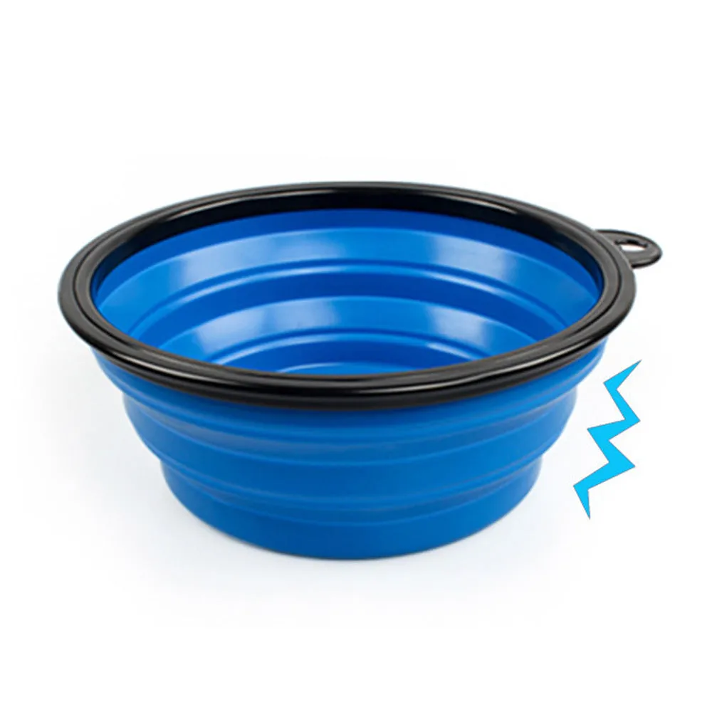 PAWS ASIA Wish Cheap Hot sale New Designed Travel Collapsible Portable Luxury Eco Friendly Silicone Water Food Dog Bowl