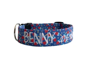 Personalized Dog Collar | Bomb Pop Dog Collar | Duke & Fox®