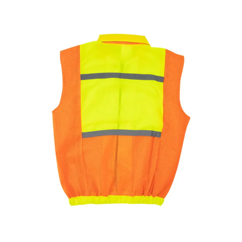 PIONEER SAFETY Jacket Reflective Sleeveless 2 Tone