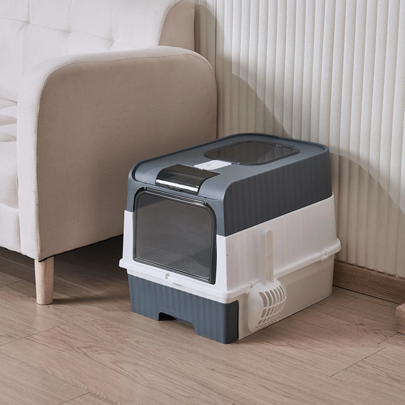 Portable Foldable Cat Litter Box EasytoClean Pet Toilet