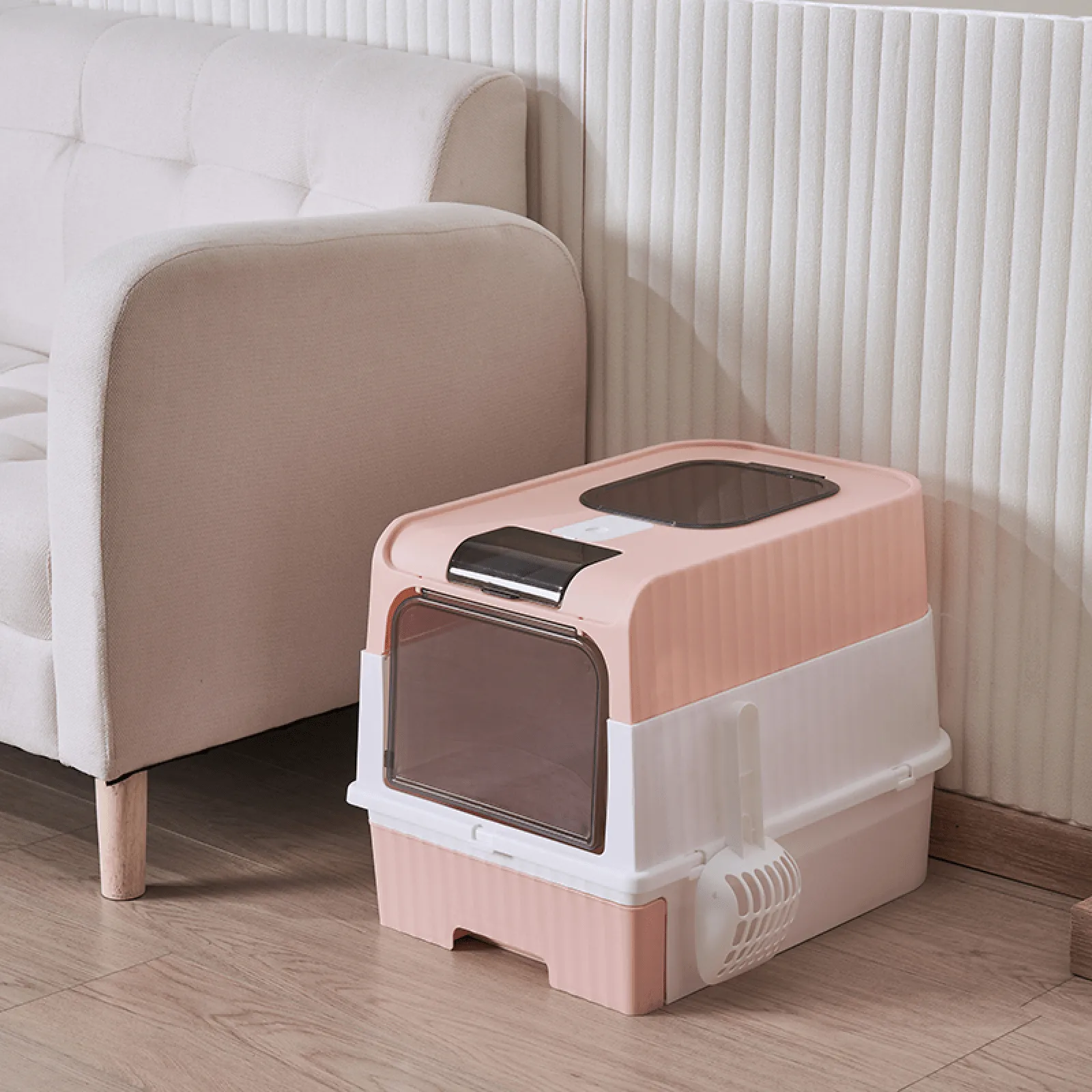 Portable Foldable Cat Litter Box EasytoClean Pet Toilet