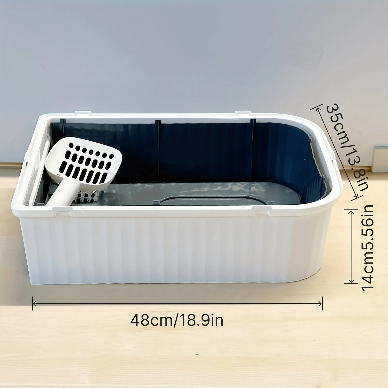 Portable Foldable Cat Litter Box EasytoClean Pet Toilet
